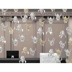 Szklana dekoracja wisząca Nexo Luce IRIS