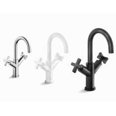 Bateria umywalkowa 1-otworowa z indywidualnymi rozetami Nobili Rubinetterie Lira