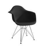 Podstawa Fotel Dar Silver czarny. 03 - polipropylen | chromowana