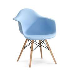 Podstawa Fotel Daw jasny niebieski. 12 - polipropylen | bukowa