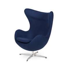 Podstawa aluminiowa Fotel Egg Classic atlantycki niebieski 26 - wełna |