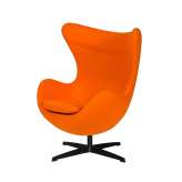 Podstawa Fotel Egg Classic Black marchewkowy 38 - wełna | czarna