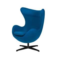 Podstawa Fotel Egg Classic Black Marynarski niebieski 35 - wełna | czarna