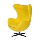 Podstawa Fotel Egg Classic Black musztardowy 21 - wełna | czarna