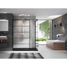 Panel prysznicowy Novellini Kuadra H SQUARES/STRIPES