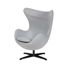 Podstawa Fotel Egg Classic Black szary popielaty 18 - wełna | czarna