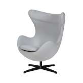 Podstawa Fotel Egg Classic Black szary popielaty 18 - wełna | czarna