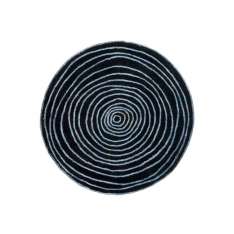 Dywanik okrągły o geometrycznych kształtach NOW Carpets LAPS