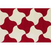 Dywanik wełniany wzorzysty NOW Carpets MOULIN À VENT