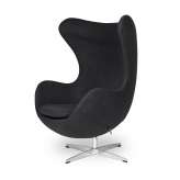 Podstawa aluminiowa Fotel Egg Classic ciemny szary 5 - wełna |