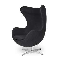 Podstawa aluminiowa Fotel Egg Classic ciemny szary 5 - wełna |