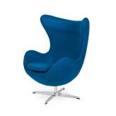 Podstawa aluminiowa Fotel Egg Classic Marynarski niebieski 35 - wełna |