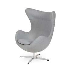 Podstawa aluminiowa Fotel Egg Classic szary melanż 17 - wełna |