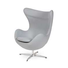 Podstawa aluminiowa Fotel Egg Classic szary popielaty 18 - wełna |