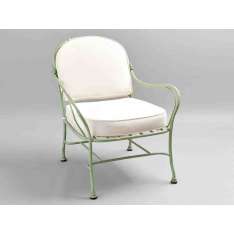 Żelazny fotel ogrodowy z podłokietnikami Officinaciani Bamboo