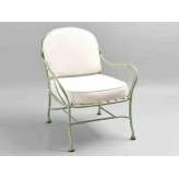 Żelazny fotel ogrodowy z podłokietnikami Officinaciani Bamboo