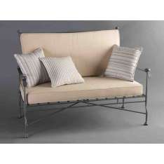 Żeliwna sofa ogrodowa Officinaciani Intreccio
