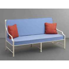 Dwuosobowa sofa ogrodowa z kutego żelaza Officinaciani Perennial