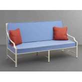 Dwuosobowa sofa ogrodowa z kutego żelaza Officinaciani Perennial