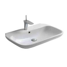 Umywalka prostokątna Olympia Ceramica Clear CLE4375101