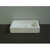 Umywalka nablatowa prostokątna z Corianu® Ondulina Design Rectangular washbasin