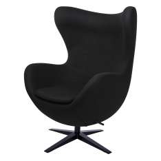 Podstawa Fotel Egg szeroki Black czarny 4 - wełna | czarna