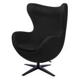 Podstawa Fotel Egg szeroki Black czarny 4 - wełna | czarna