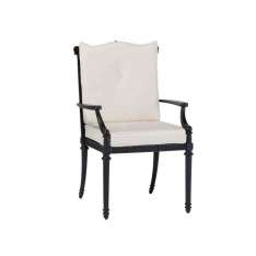 Krzesło ogrodowe z aluminium z recyklingu z podłokietnikami Oxley's Furniture Grande