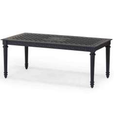 Prostokątny stolik ogrodowy z aluminium pochodzącego z recyklingu Oxley's Furniture Grande