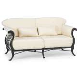 2-osobowa sofa ogrodowa z aluminium pochodzącego z recyklingu Oxley's Furniture Luxor