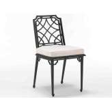 Krzesło ogrodowe z aluminium pochodzącego z recyklingu z wbudowaną poduszką Oxley's Furniture Rissington