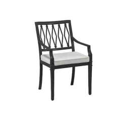 Aluminiowe krzesło ogrodowe z podłokietnikami Oxley's Furniture Sienna