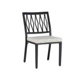 Krzesło ogrodowe z aluminium pochodzącego z recyklingu z wbudowaną poduszką Oxley's Furniture Sienna