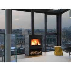 Stalowy piec opalany drewnem Klasa A Palazzetti Nicole