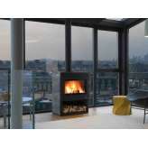 Stalowy piec opalany drewnem Klasa A Palazzetti Nicole