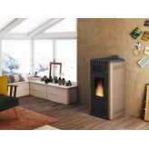 Piec na pellet szkło i stal Klasa A+ Palazzetti DANI NEW