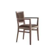 Krzesło bukowe tapicerowane z podłokietnikami Palma Moma 472GP.i1