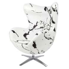 Podstawa Fotel Egg szeroki Marble - tkanina | stal