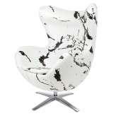 Podstawa Fotel Egg szeroki Marble - tkanina | stal