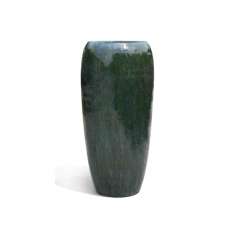 Ręcznie wykonany wazon ogrodowy z terakoty Paolelli Garden LODZ GREEN