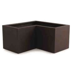 Wazon ogrodowy z gliny włóknistej Paolelli Garden ASPEN Rusty Lite