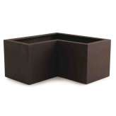 Wazon ogrodowy z gliny włóknistej Paolelli Garden ASPEN Rusty Lite