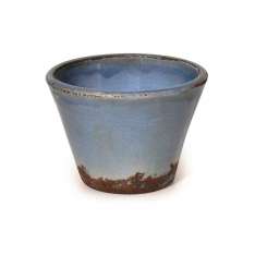 Niski, ręcznie robiony wazon ogrodowy z terakoty Paolelli Garden TRONCO CONICO PERVICA