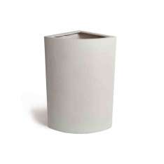 Donica ogrodowa z gliny włóknistej Paolelli Garden COLUMBIA White Lite