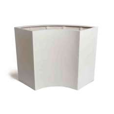 Donica ogrodowa z gliny włóknistej Paolelli Garden OREGON White Lite