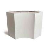 Donica ogrodowa z gliny włóknistej Paolelli Garden OREGON White Lite