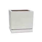 Donica ogrodowa z gliny włóknistej Paolelli Garden PORTLAND White Lite