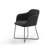Krzesło tapicerowane tkaniną Parla Mod W