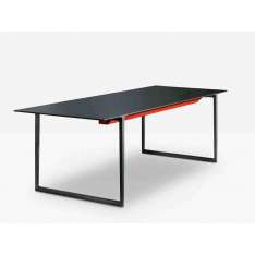 Prostokątne biurko biurowe z odlewu aluminiowego Pedrali Toa DESK Toa240X90_C
