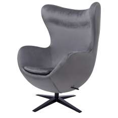Podstawa Fotel Egg szeroki Velvet Black ciemny szary 40 - welur | czarna